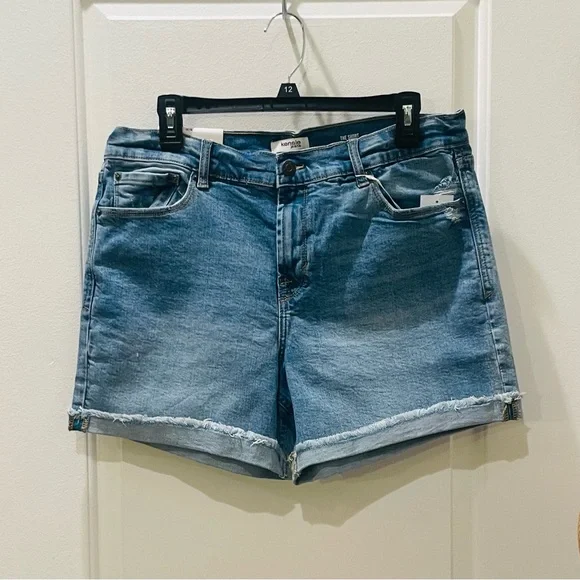 NEW…Kenzie Denim Roll-Cuff Shorts - Picture 5 of 6
